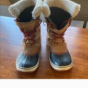 Sorel Faux Fur Lined Winter Boots